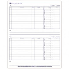Registro sicurezza antincendio per locali di intrattenimento e pubblico spettacolo - 128 pagine - 31x24,5 cm